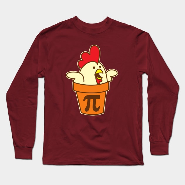 Chicken Pot Pi Long Sleeve T-Shirt by DetourShirts